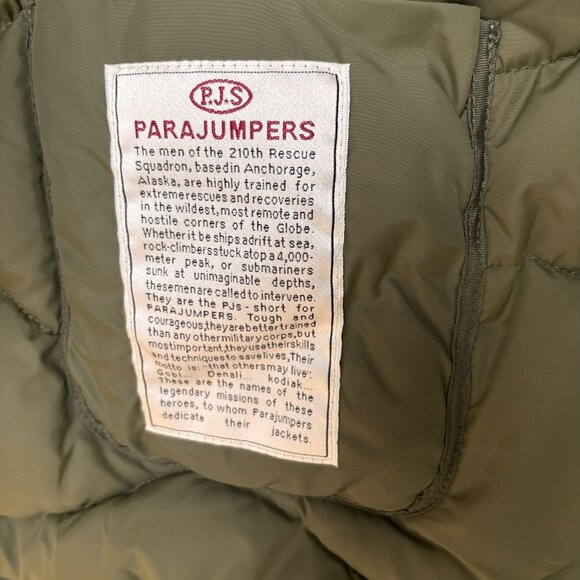 Parajumpers PJS Masterpiece Series Jacket | Men’s Large | Distressed Utility Fin - Picture 7 of 9